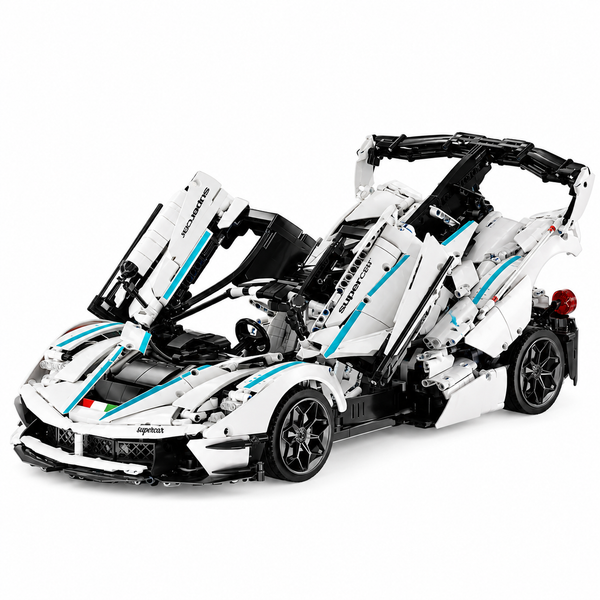 Italian White Track Hypercar
