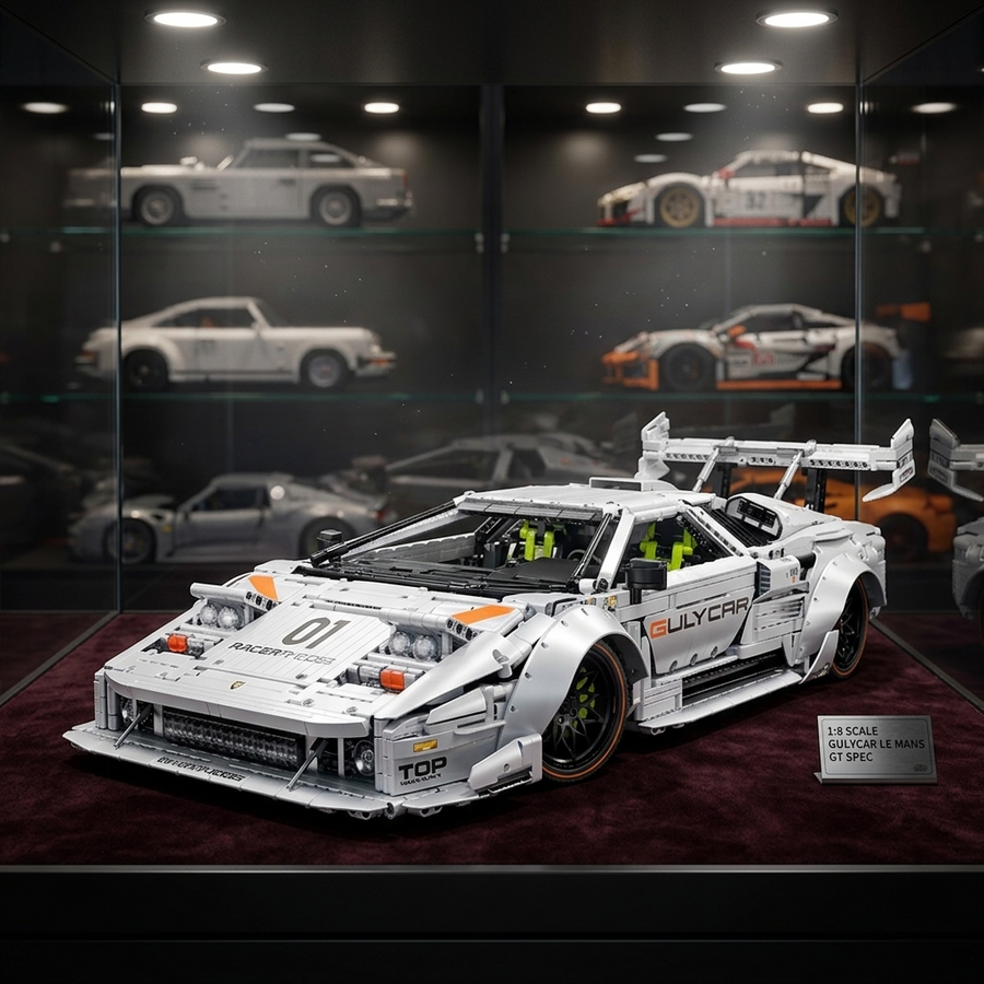 Lamborghini LP5000 en briques 1:8 salon moderne – Hypercar italienne maquette adulte GULY 10649