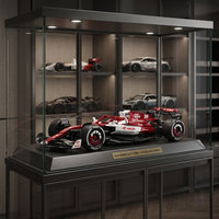 Alfa Romeo F1 C42 2022 en briques 1:8 vitrine collection éclairée – Réplique officielle Formule 1 CaDA