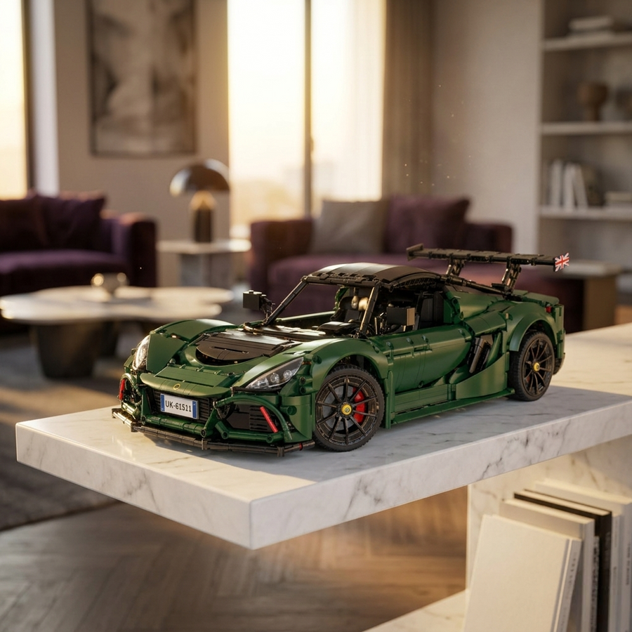 Lotus Exige Cup 430 en briques 1:8 salon moderne – Maquette sportive britannique CaDA C61511W