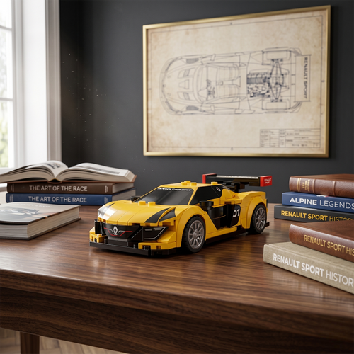 Renault Sport RS.01 en briques 1:24 mise en scène GT – Voiture de course française maquette CaDA C55030