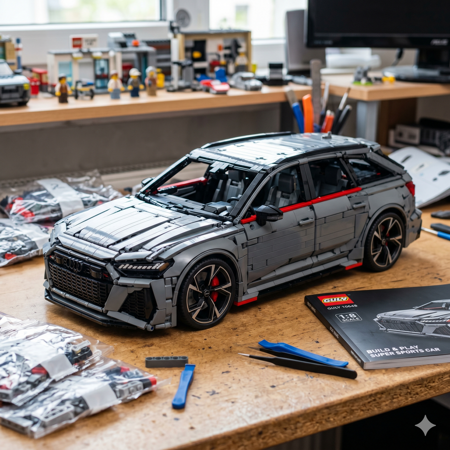 Audi RS6 en Briques 1:8 : Test Complet et Avis GULY 10645 (2026)