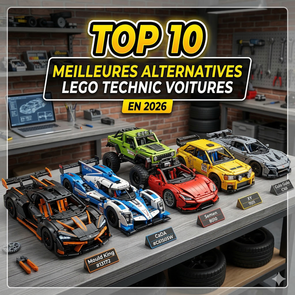 Top 10 des meilleures alternatives LEGO Technic voitures en 2026