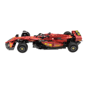 F1 Formula Car Rouge en briques 1:8 – vue arrière avec diffuseur et échappement