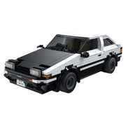 Maquette Toyota AE86 Initial D en briques - Vue drift RC | TrackBricks