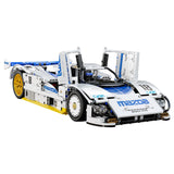 Maquette Mazda 787B Le Mans 1991 en briques 1:10 - Vue arrière | TrackBricks