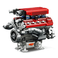 moteur F1 en briques Reobrix 33015 modèle 1:8 vue complète réaliste
