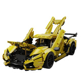Maquette Lamborghini Aventador LP700 en briques 1:8 - Détails intérieur | TrackBricks