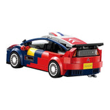 Maquette Citroën C4 WRC 2008 en briques 1:24 - Détails livrée | TrackBricks