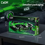 Maquette Kick Sauber F1 C45 2025 en briques 1:24 - Vue de côté | TrackBricks