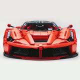 Ferrari LaFerrari en briques 1:8 vue plongeante - Portes papillon
