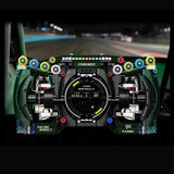 Volant F1 Racing en briques - Vue arrière tableau de bord | TrackBricks