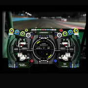 Volant F1 Racing en briques - Vue arrière tableau de bord | TrackBricks