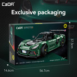 Maquette Lotus Exige Cup 430 en briques 1:8 - Vue dessus | TrackBricks