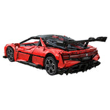 Maquette BYD YangWang U9 en briques 1:8 - Détails intérieur | TrackBricks