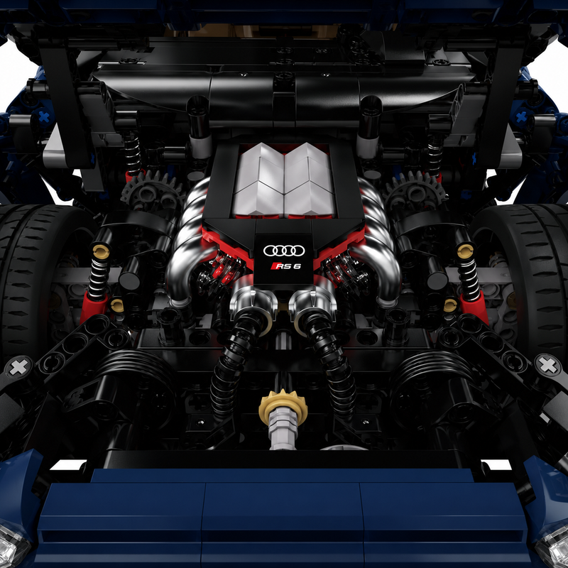 V8 biturbo sous le capot