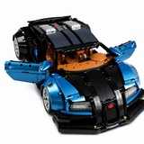 Hypercar Veyron UV Gloss en briques — vue latérale avec carrosserie brillante