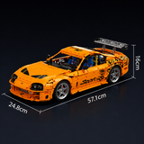 Toyota Supra A80 | Maquette Voiture 1:8 — 4508 Pièces