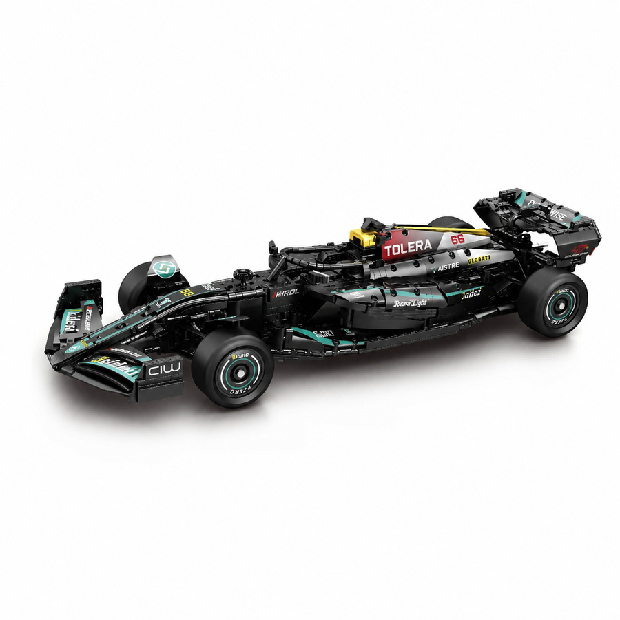 F1 Racing Car Reobrix en briques 1:8 – Vue principale de la monoplace assemblée | TrackBricks