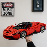 Ferrari LaFerrari en briques 1:8 – Boîte et packaging du set 4739 pièces | TrackBricks