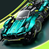 Maquette Aston Martin Valkyrie en briques 1:8 - Détails aéro | TrackBricks