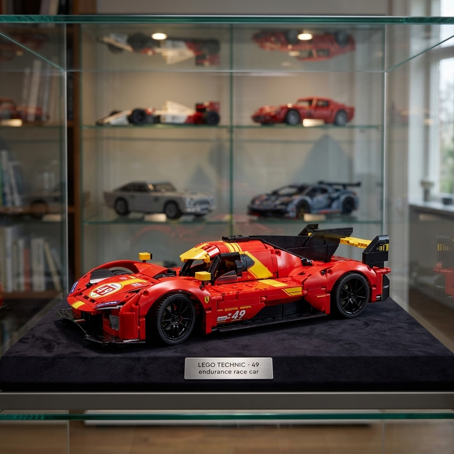 Blazing Flame Supercar en briques 1:8 décor premium – Maquette 1518 pièces compatible LEGO CaDA C63008