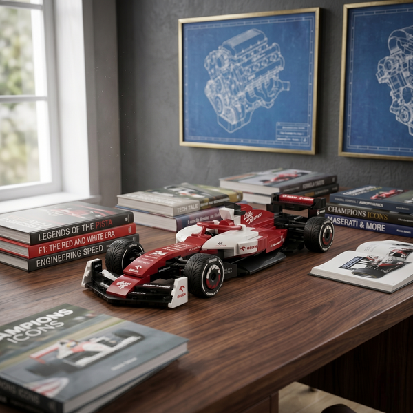 Alfa Romeo F1 ORLEN C42 en briques 1:24 bureau racing – Maquette Formule 1 2022 CaDA C55026