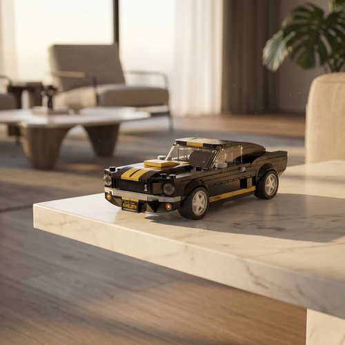 Shelby GT350H en briques 1:24 bureau américain – Muscle car américain maquette CaDA C55034