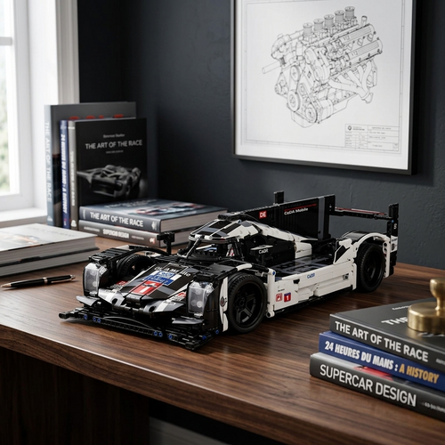 919 Hybrid en briques 1:8 bureau collection – Voiture de course Le Mans compatible LEGO CaDA C61016