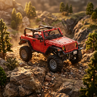 4x4 Wrangler Off-Road télécommandé en briques - Vue avant tout-terrain