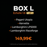 Mystery Box L échelle 1:8 premium - Pagani Utopia Kervette Lamborghini LP5000 Raceforge à 149,99€