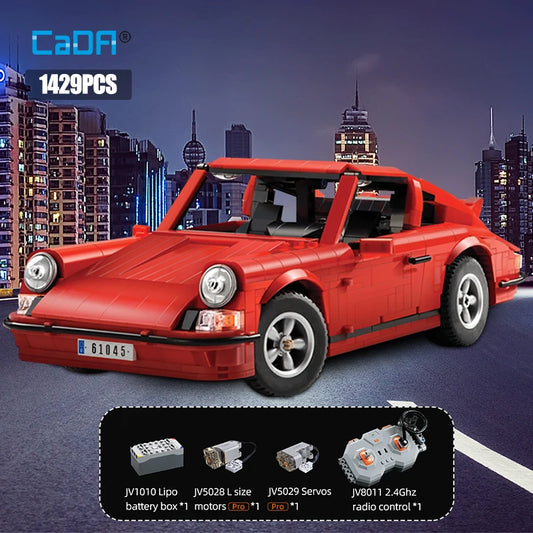 CaDA Retro Classic RC – Voiture Sport Vintage 1429 Pièces | TrackBricks