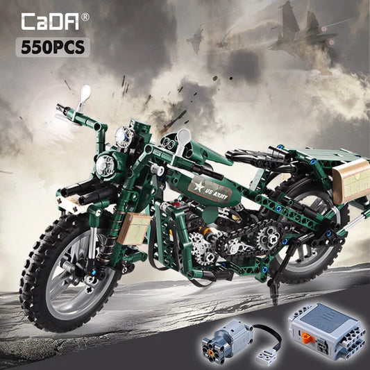 CaDA Racing Motorcycle – Moto de Construction Technique 550 Pièces | TrackBricks