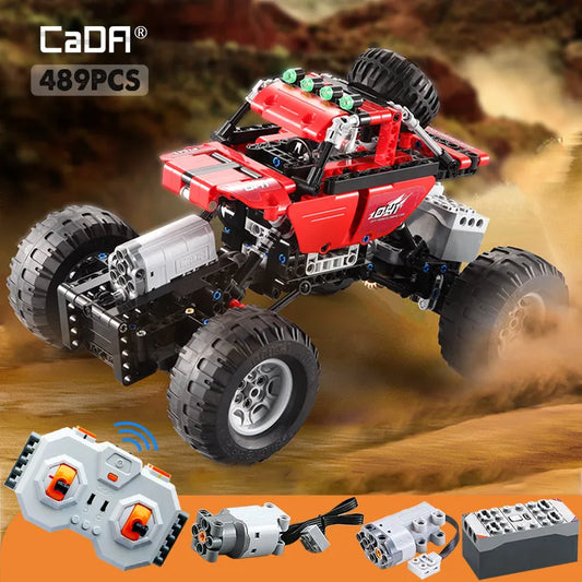 CaDA Off-Road Climber RC – Buggy Tout-Terrain Télécommandé 489 Pièces | TrackBricks