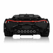 Maquette Bugatti La Voiture Noire en briques 1:8 - Détails face avant | TrackBricks