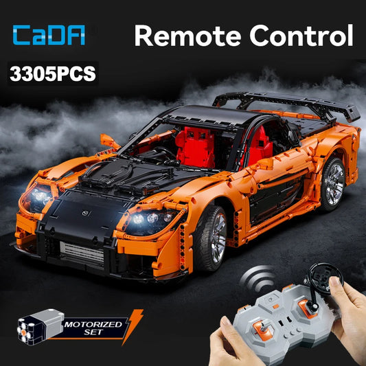 CaDA Mazda RX-7 RC – Supercar Technique 1:8 | TrackBricks