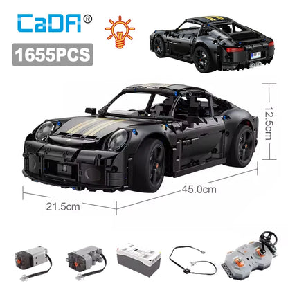 CaDA German Classic RC – Voiture Sport Technique 1655 Pièces | TrackBricks