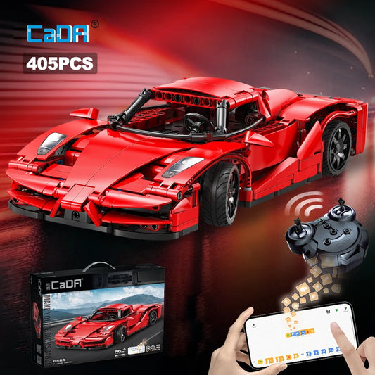CaDA Red Blade RC – Voiture Sport Télécommandée 405 Pièces | TrackBricks