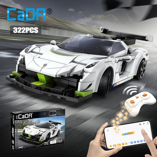 CaDA Swedish Ghost RC – Supercar Télécommandée Programmable | TrackBricks