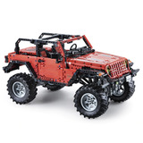 4x4 Wrangler Off-Road en briques - Vue latérale suspensions renforcées