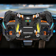 Volant McLaren F1 en briques - Détails écran et boutons | TrackBricks