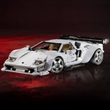 Lamborghini Countach en briques 1:8 – vue arrière avec feux et diffuseur widebody