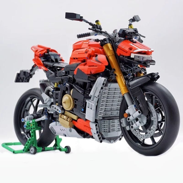 Italian V4 Superbike Leggera | Set Moto 1:5 — 2221 Pièces