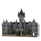 détails construction château en briques MOC Frankenstein grand modèle