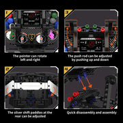 Volant Lamborghini Racing en briques - Vue latérale | TrackBricks