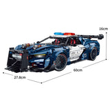 Dimensions de la Ford Mustang Police GULY 10655 — 27.8 cm x 16 cm x 10 cm