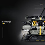 Ford GT Mansory en briques 1:8 – Vue avant capot et phares