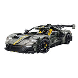 Ford GT Mansory en briques 1:8 – Vue d'ensemble du modèle assemblé