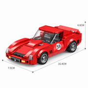 Classic Italian GT 250 mini — Small Angle JD134 — Dimensions
